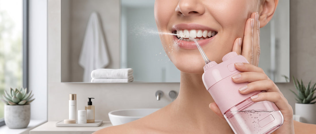 The Small Habit Change That Actually Sticks: Water Flossing on the Go