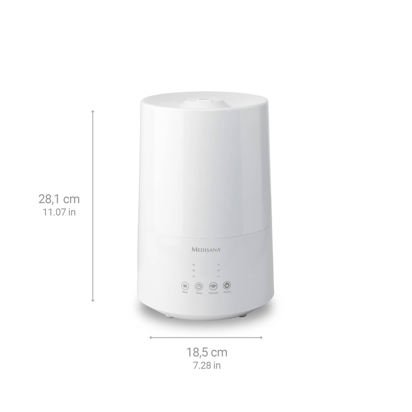 Medisana AH 661 Air Humidifier With Pre-Heating (3.5L Water Tank)