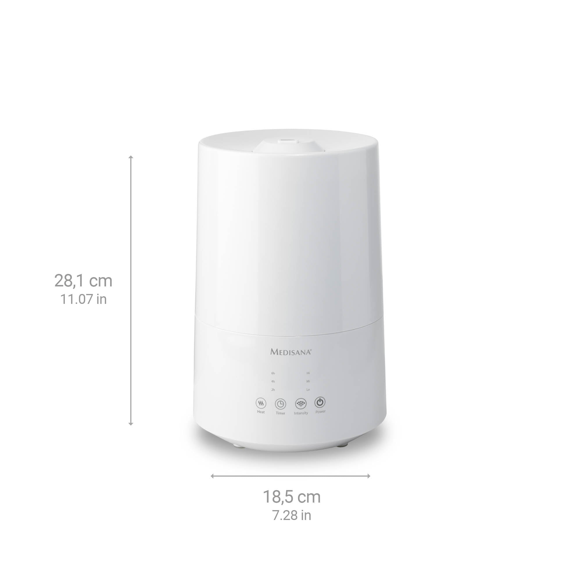 Medisana AH 661 air humidifier with pre-heating, 3.5L tank