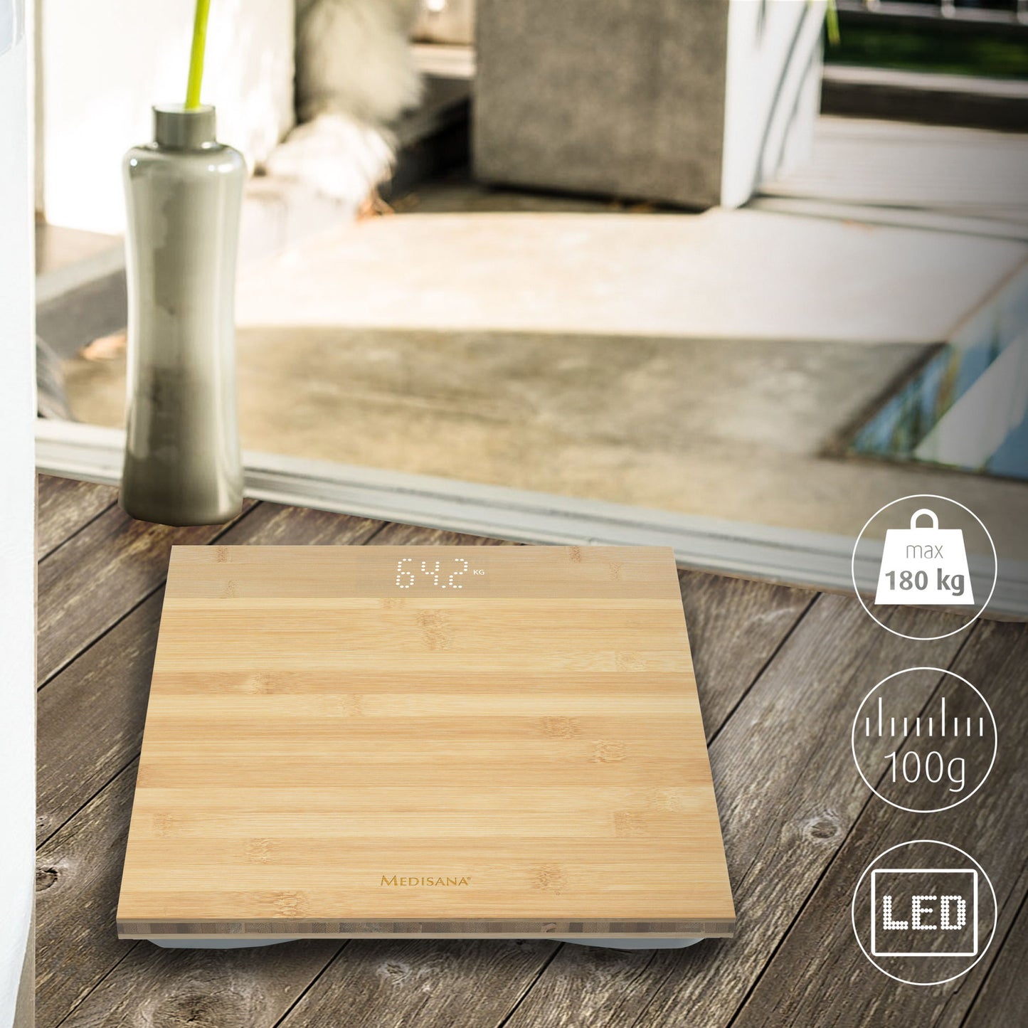 Medisana PS 440 Bamboo Personal Scale