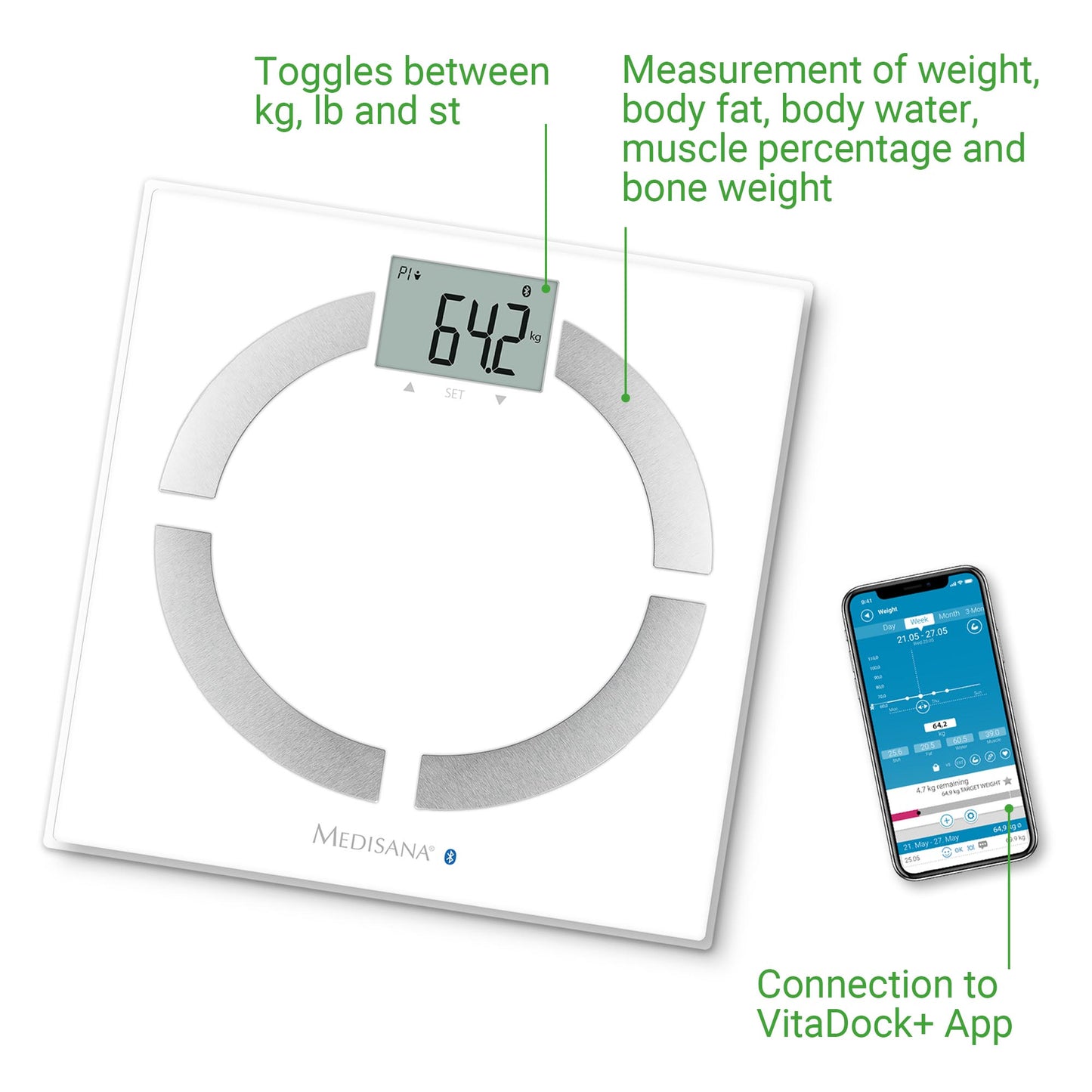 Medisana BS 444 Connect Body Analysis Scale