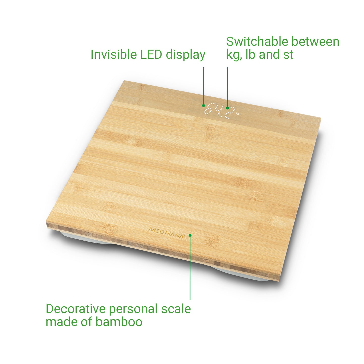 Medisana PS 440 Bamboo Personal Scale
