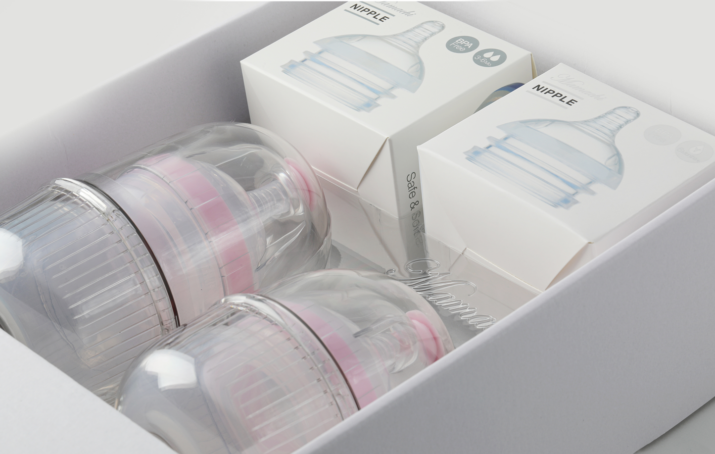 mamachi Premium Baby Bottle Package (Small + Large)