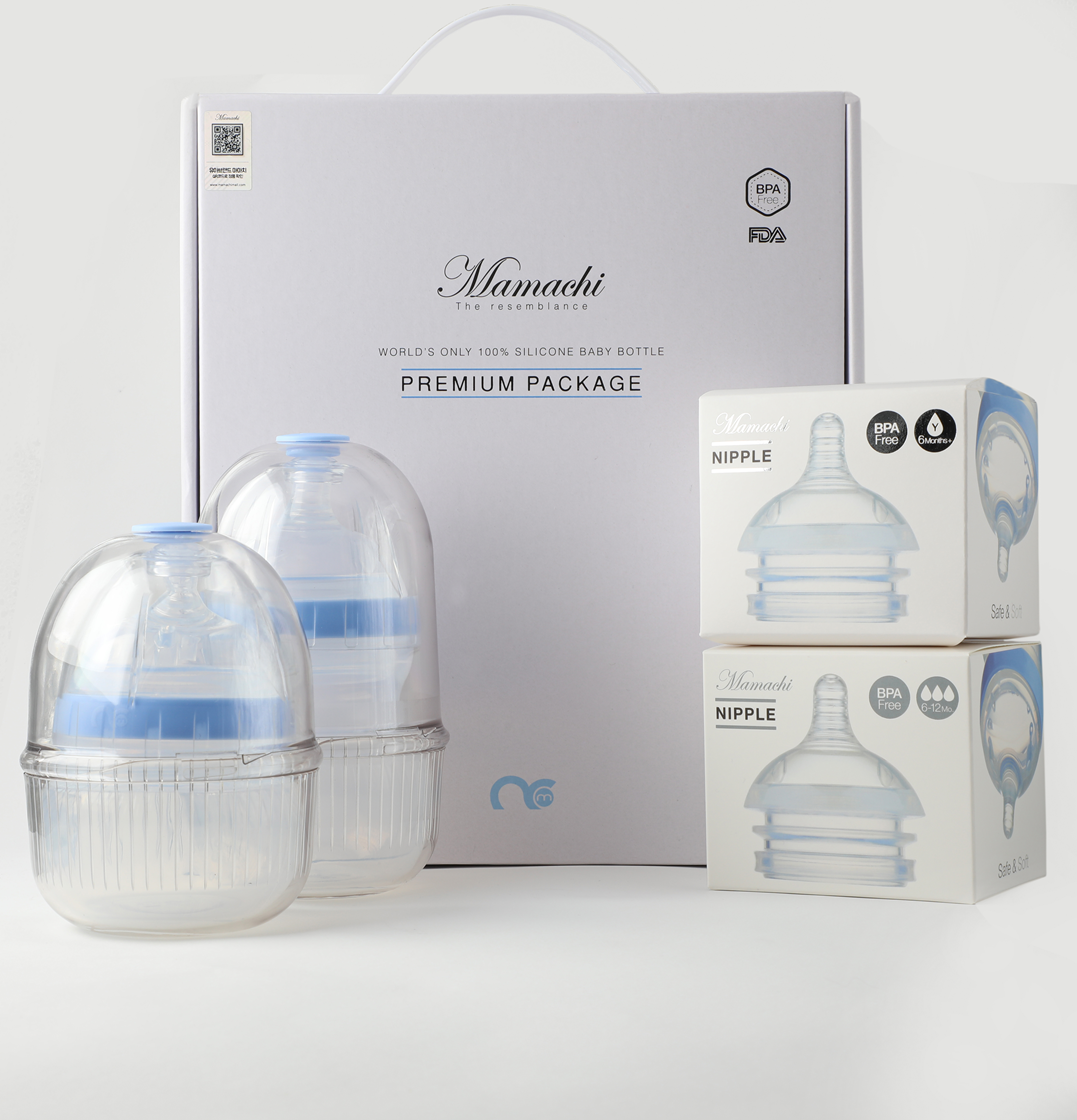 mamachi Premium Baby Bottle Package (Small + Large)