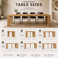 Transformer Table - Solid Wood Extendable Dining Table (Seats 2-12)