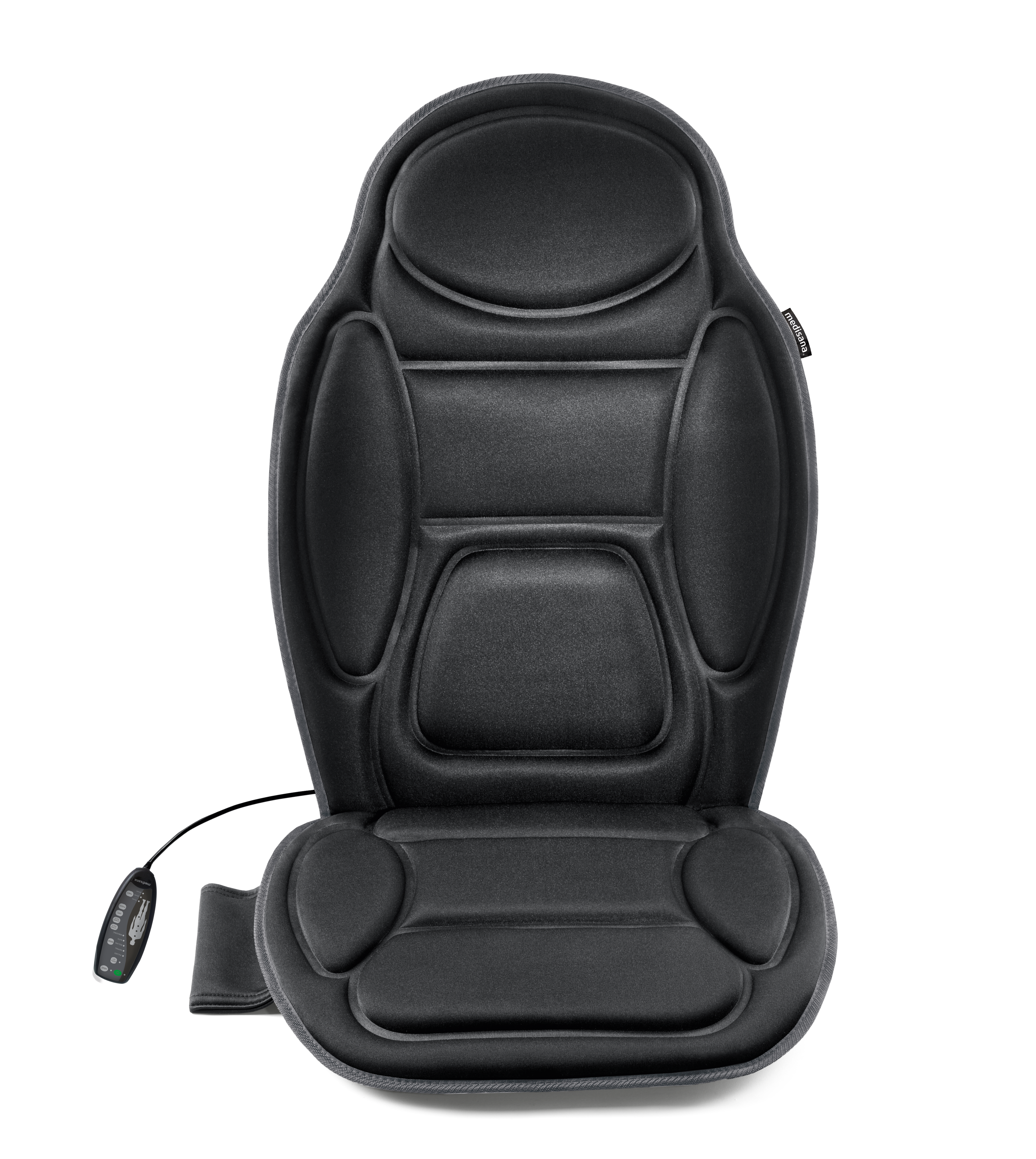 Medisana MCH vibration massage seat cover with car adapter