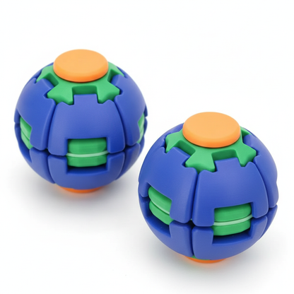 3D Printed Rotating Spiral Tower Stress-Relief Finger Toy - Tomato Shape
